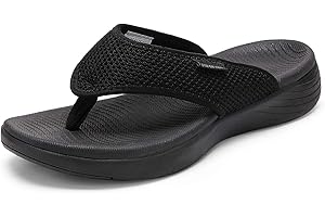 DREAM PAIRS Women's Arch Support Soft Cushion Flip Flops Thong Sandals