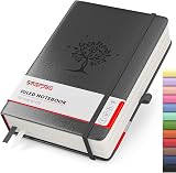 Smarpau Thick B5 Lined Notebook 320 Pages Hardback Leather Journal 100gsm
