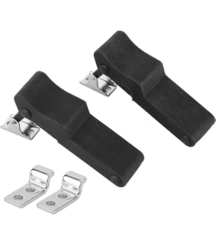 Loquet Caoutchouc Pour Coffre Avant Polaris Sportsman 500-1000 - Réf. OE 2877447 - Noir, Avec Crochet Métal