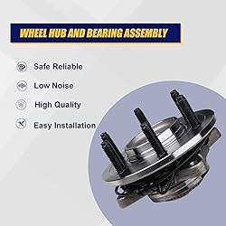 KUSATEC 515043 2PCS Front Wheel Bearing and Hub