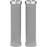 Funn Hilt MTB Bike Grips with Single Lock On Clamp | soft-compound rubber, low-profile alloy collar, 22.2mm inner diameter, 96g, for DH, enduro and trail, BMX use