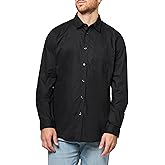 HUGO Men's Yarn Dyed Cotton Button Down Shirt