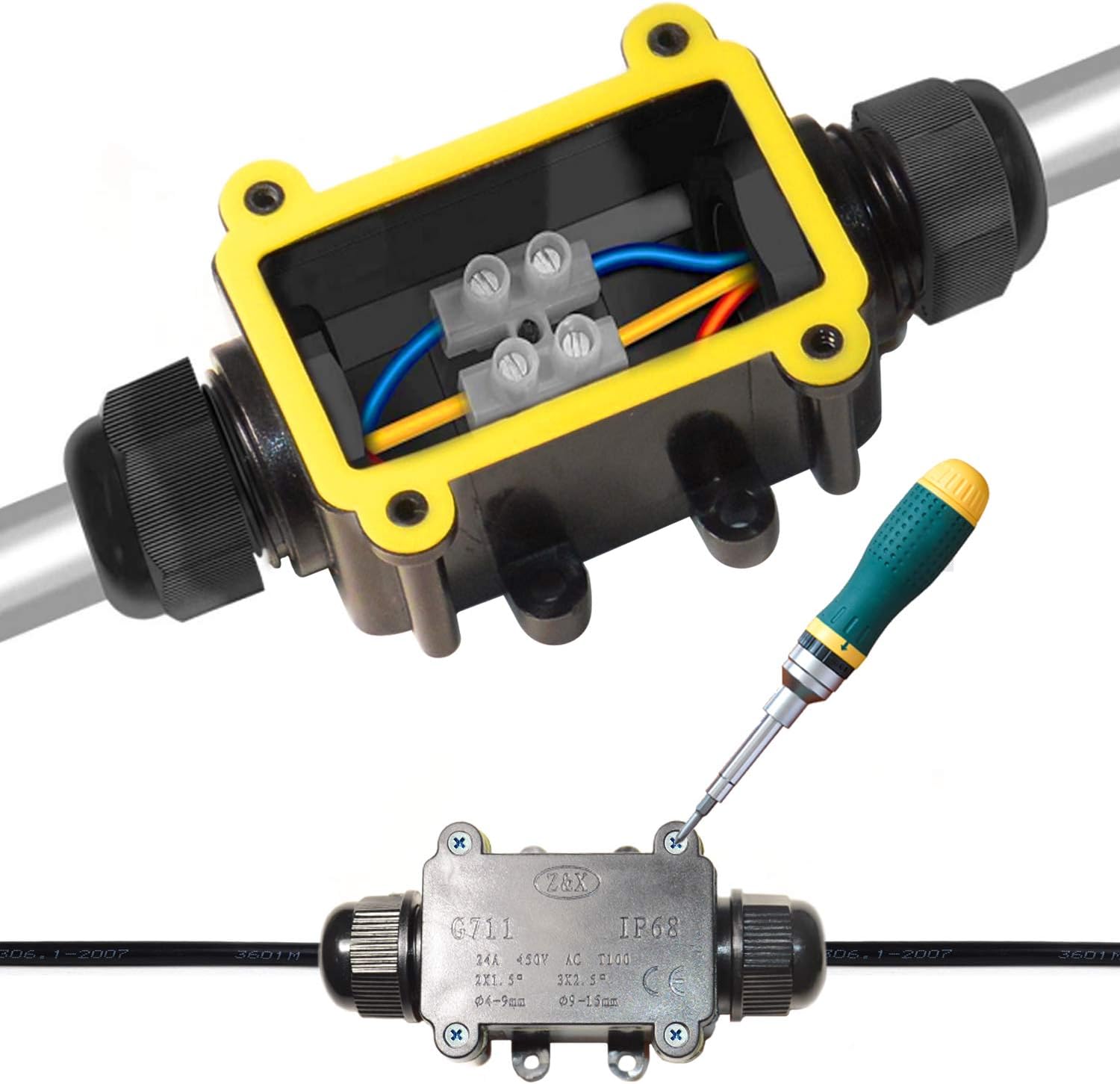 Waterproof Junction Box – IP68 Waterproof Electrical Junction Boxes ...