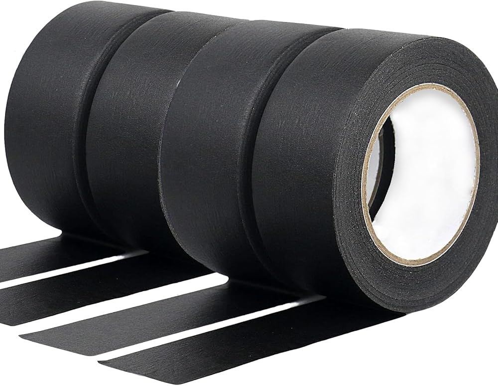 ZALUJMUS Multi-Surface Premium Masking Tape 5cm x 30m Black