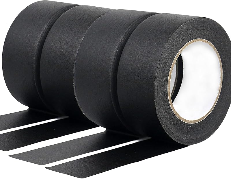 ZALUJMUS Multi-Surface Premium Masking Tape 5cm x 30m Black