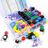 JIOEWVELL Chemistry Molecular Model Kit (304 Pcs) for Student and Teacher | Organic and Inorganic Chemistry Learning Set, Motivate Enthusiasm for Learning Chemistry and Raising Space Imagination