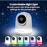 Babysense Full HD Split-Screen Baby Monitor 1 PTZ Camera Two-Way Talk Long view 3