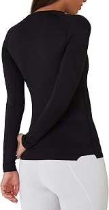 TCA Super Thermal Top Women - Ladies Thermal Vest Ski Base Layer Black S view 2