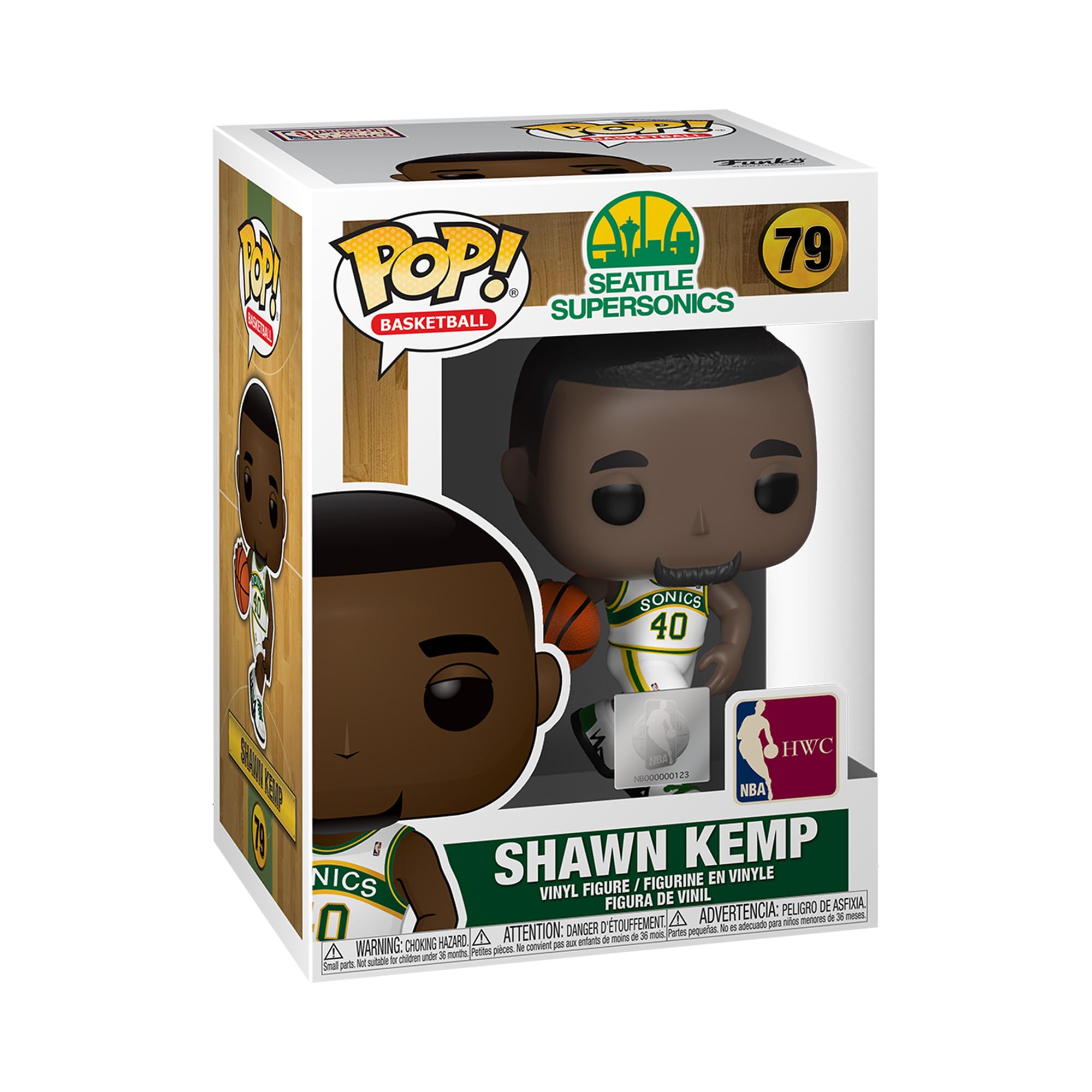 Funko POP! NBA: Legends-Shawn Kemp - (Sonics Home) - Collectable Vinyl Figure - Gift Idea - Official Merchandise - Toys for Kids & Adults - Sports Fans - Model Figure for Collectors and Display