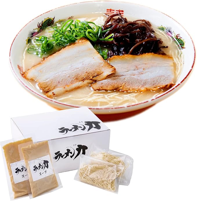 Amazon ラーメン とんこつラーメン 福岡 北九州のご当地ラーメンをお届けします 豚骨ラーメン お取り寄せグルメ ギフトにも ラーメン力 麺とスープの2食セット ラーメン力 冷凍麺 パスタ 通販