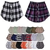 GWYVK 2PCS Shirt Extender For Women Layering,Half Shirt Skirt, Skirt Extenders, Half Shirts For Women Layering
