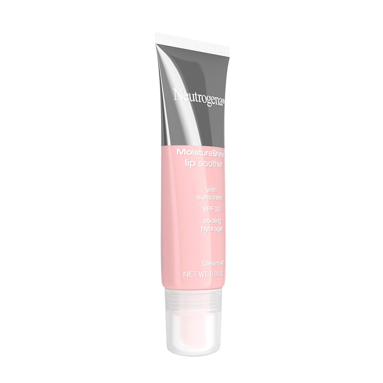 Neutrogena MoistureShine Lip Soother Gloss with SPF 20 Sun Protection, High Gloss Tinted Lip Moisturizer with Hydrating Glycerin and Soothing Cucumber for Dry Lips, Gleam 40.35 oz : Lip Balms And Moisturizers : Beauty