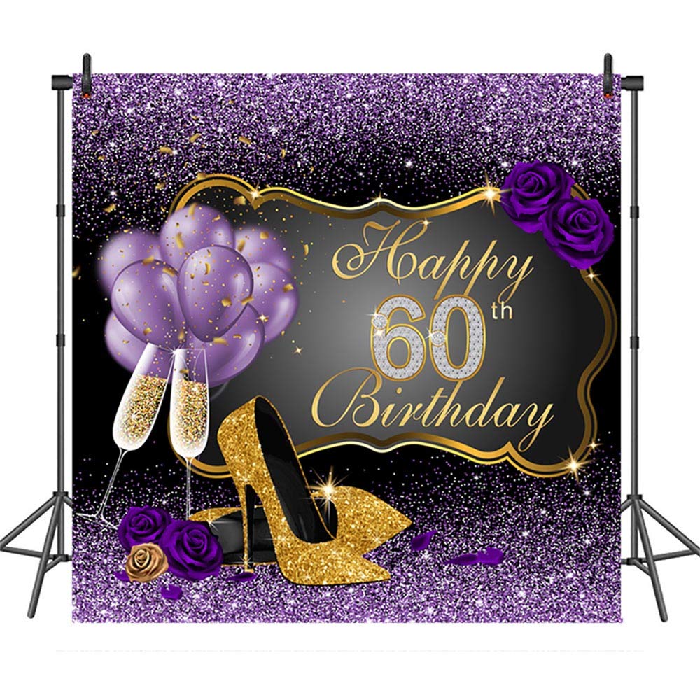 Galleon Comophoto Happy 60th Birthday Photography Backdrops