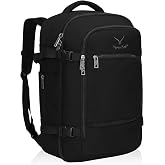 Hynes Eagle 40L Carry On Backpack Flight Approved Weekender Travel Bag | Large Cabin Luggage,15.6" Laptop Sleeve,Convertible Overnight Duffel,Organized Pockets,Lightweight,Durable