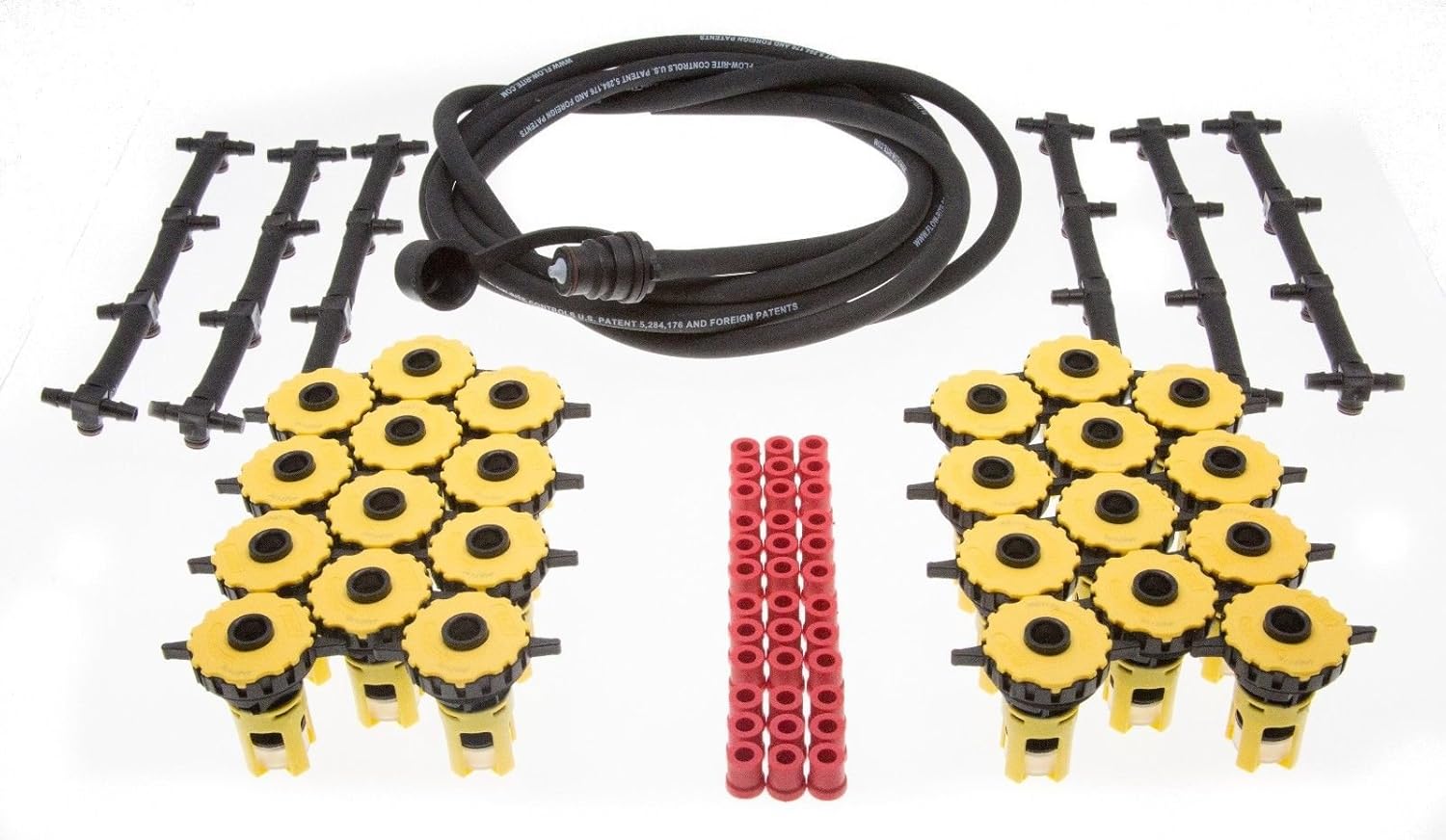 FlowRite Pro Fill 48V Golf Cart Universal Battery Watering System w/Hand Pump, Golf Carts