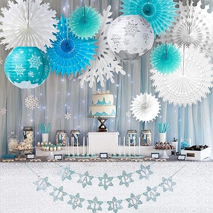 Whrp Decoration Papier Decoration 12 Pcs Set Flocon De Neige Fete D Anniversaire Decorations Blanc Bleu Joyeux Anniversaire Guirlande Gelee D Hiver Ornement En Papier Rosettes Decor Amazon Fr Cuisine Maison Whrp Decoration Papier Decoration 12 Pcs Set Flocon De Neige Fete D Anniversaire Decorations Blanc Bleu Joyeux Anniversaire Guirlande Gelee D Hiver Ornement En Papier Rosettes Decor Amazon Fr Cuisine Maison