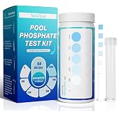 NewTest Pool Phosphate Test Kit: 50CT Professional Phosphate Test Strips | for Swimming Pools Water Accurate &amp; Easy to Read