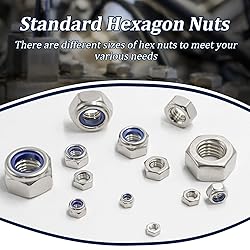 Vifmy Metric Hex Nuts&Locknuts Assortment