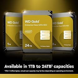 Western Digital 22TB WD Gold Enterprise Class SATA
