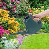 Accurate 1L Watering Can Green Lightweight Garden Tool view 7