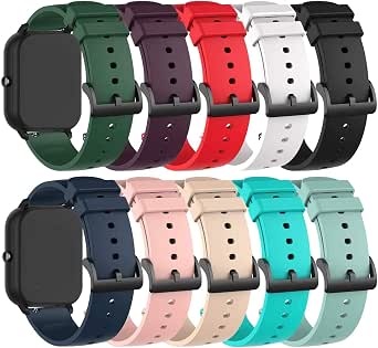10-PACK Bands Compatible for Donerton P22 P32 P36/KALINCO P22 Replacement  Watch Straps Classic Soft Silicone Lightweight Breathable Quick Fit  Wristband for Donerton \u0026 KALINCO P22 Smartwatch for Women Men : Cell Phones   - Amazon.com