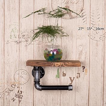 Jjzsj Eisen Retro Bucherregal Loft Wand Wandmontage Regal Home Bar