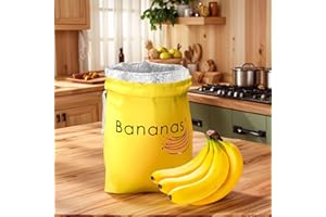 Banana Storage Bag for Fruit Preservation, Reusable Keeping Fresh Bag for Vegetables, Washable Storage Pouch