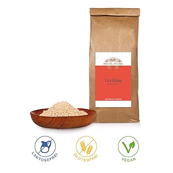 BÄRBEL DREXEL Lecithin Granulat (750g) 100% Vegane Herstellung Deutschland Sojalecithin Nahrungsergänzungsmittel Pulver