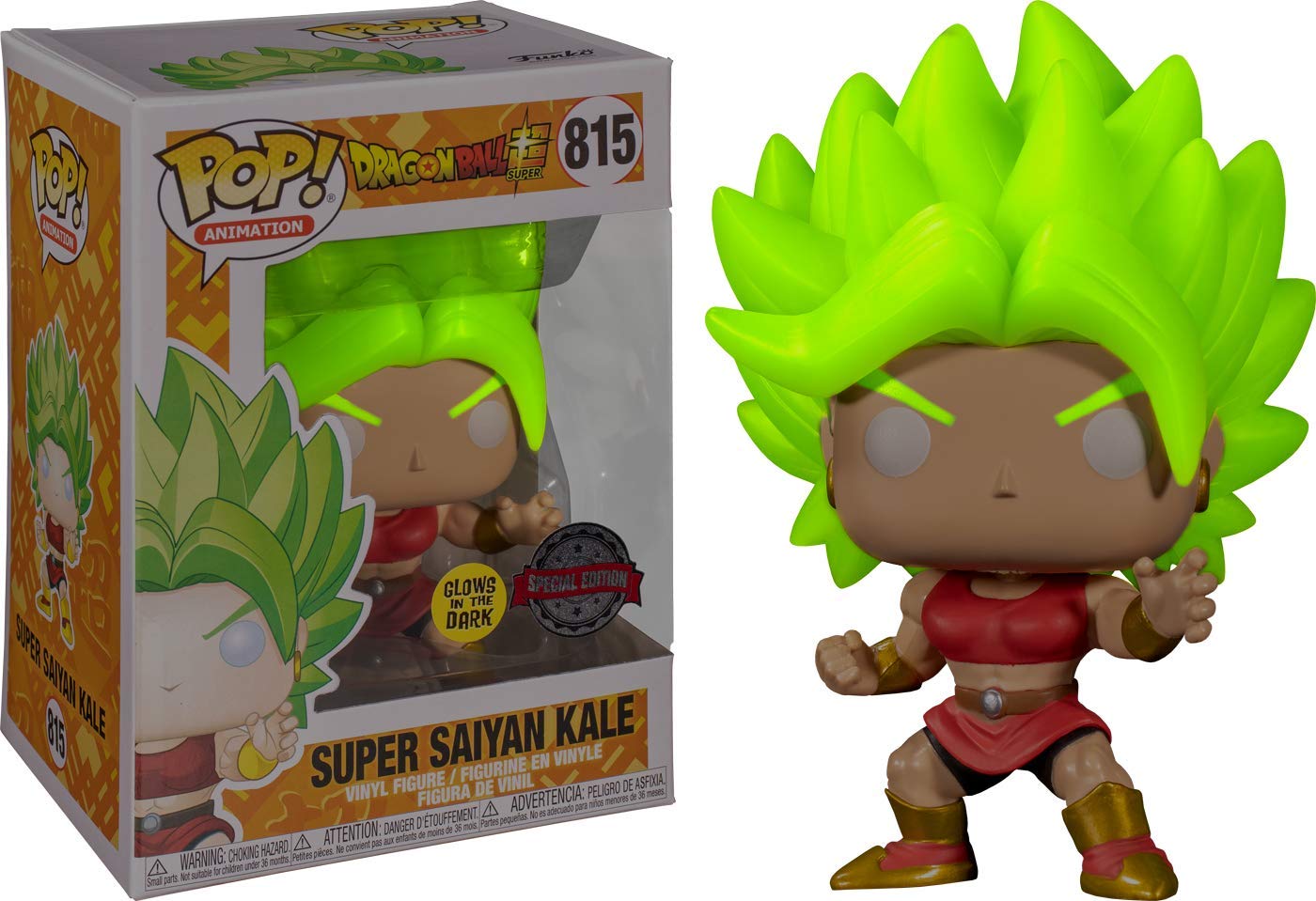 Dragon Ball Super - Super Saiyan Kale Glow in the Dark Pop! Vinyl Figure GITD