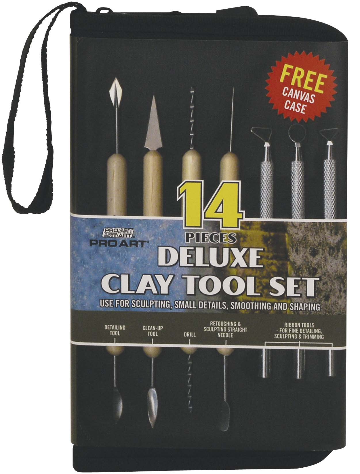Galleon Pro Art 14Piece Clay Tool Set With Case