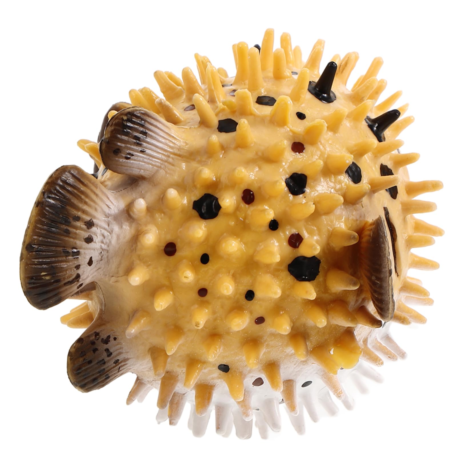 Yardwe Realistic Pufferfish Toy 3.94In Sea Creature Figure for Kids Bath Play and Diy Craft Decor Ocean Animal Soft Toy