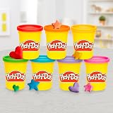Play-Doh 9-Pack Colour Variety Set Assorted Colors 2 & 4 oz Cans Kids Arts view 9