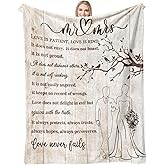 Wedding Gifts for Couples 2026 Soft Blanket, Bridal Shower Gifts for Bride to Be, Valentines Day Gifts for Her, Anniversary Mr and Mrs Gifts, Wedding Gifts for Newlyweds Wedding Throw Blanket 60 * 50