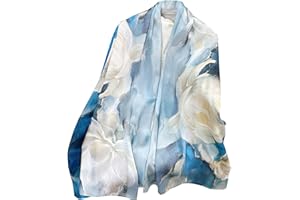 SAIUSLOA Dress Scarves Shawl Wraps Long Silky Scarf for Women Dressy Fashion Lightweight for Decorative Formal Evening Gowns