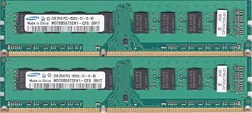 Amazon Samsung Pc3 8500u Ddr3 1066 2gb X 2枚組み 合計4gb 240pin Dimm 4g Kit デスクトップパソコン用メモリ 中古 Samsung メモリ 通販