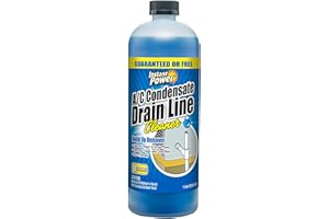Instant Power A/C Condensate Drain Line Cleaner - AC & HVAC Unclogger for Air Conditioner Drain Lines, Prevents Odors & Water Damage, Safe for Pipes & Septic Systems - 32 oz (Pack of 1)