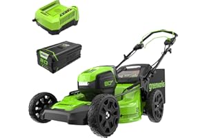 Greenworks 80V 21" Brushless Self-Propelled Lawn Mower, Battery and Charger Not Included