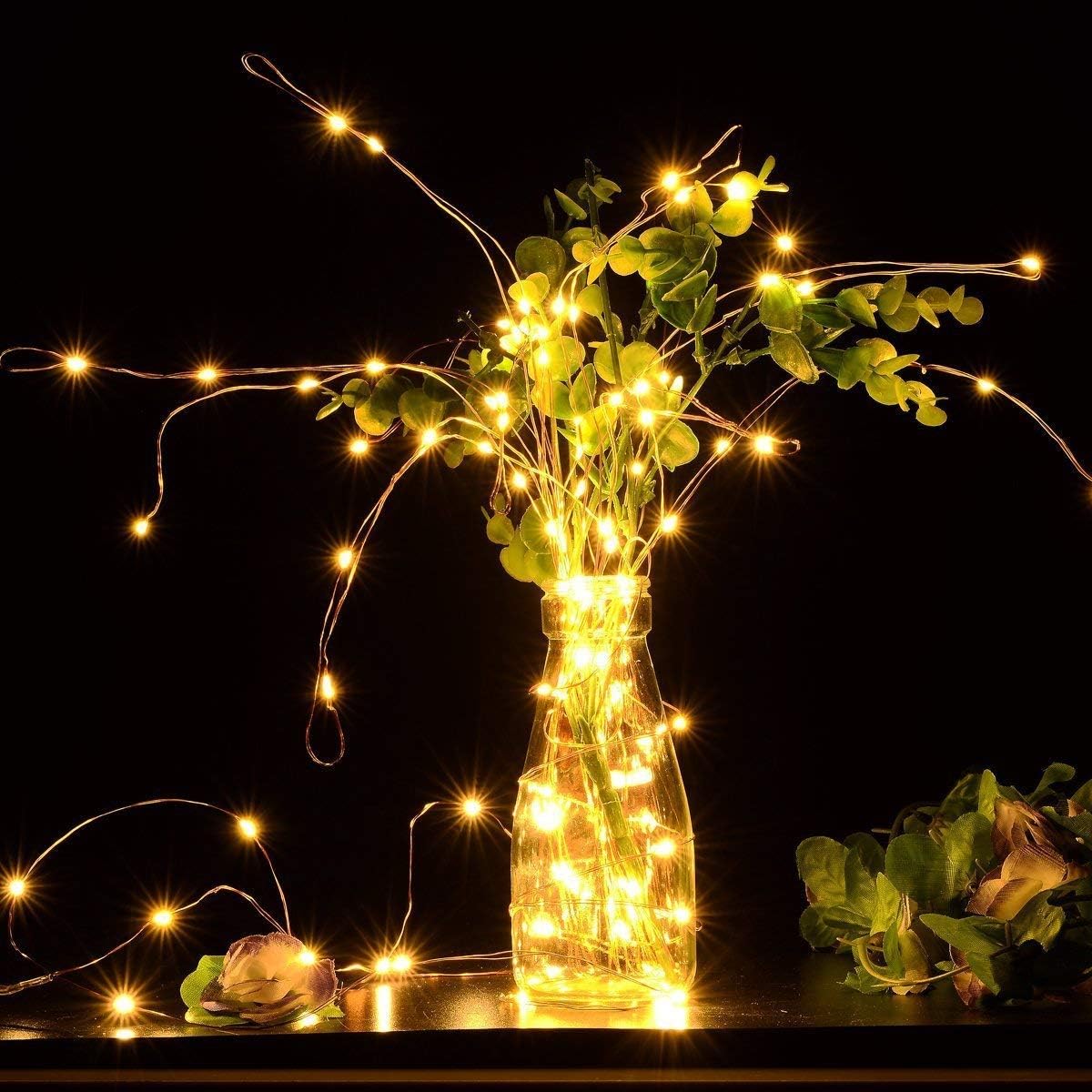 MSC 10ft / 3M * 30 LED's USB Powered LED Warm White Coloured String Fairy Lights On Copper Cable, Ideal for Christmas Xmas - Image 3