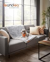 Feandrea Waterproof Dog Blanket 102x73 cm Reversible Grey Ombré view 2
