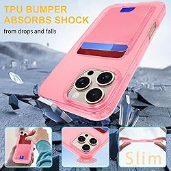 Petocase for iPhone 16 Pro Max Wallet Case Card