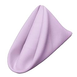 LA Linen 10-Pack Poly Poplin Napkin, Soft Cloth