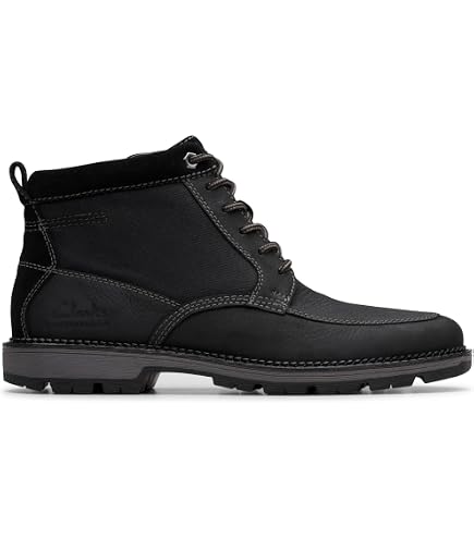 Amazon.com | Clarks Men's Lugger Boot Black Waxy Leather 10.5