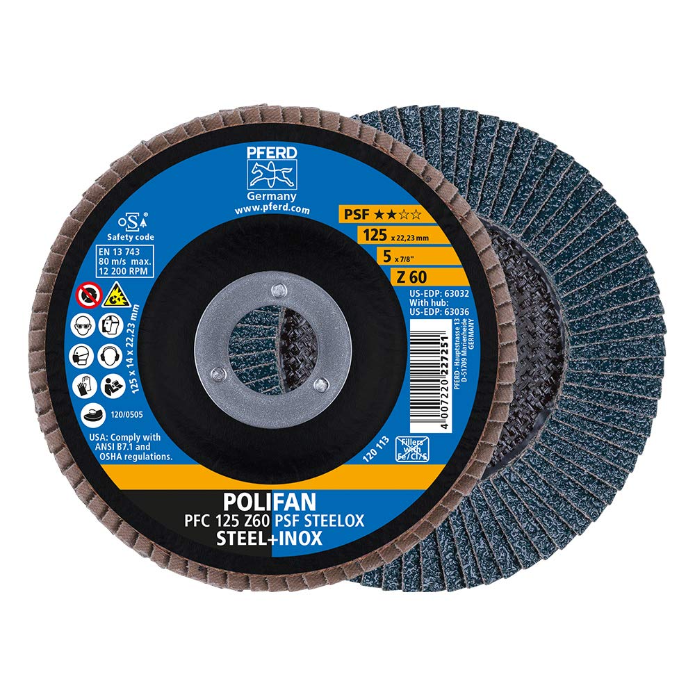 PFERD 69398193 Universal Line PSF Z Steelox Polifan Fan Disc