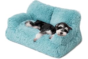 Pet Bed for Medium Small Cats and Dogs, Washable Puppy Sleeping Bed Cat Couch Pet Sofa Bed, Soft Calming Cat Sofa Beds for In