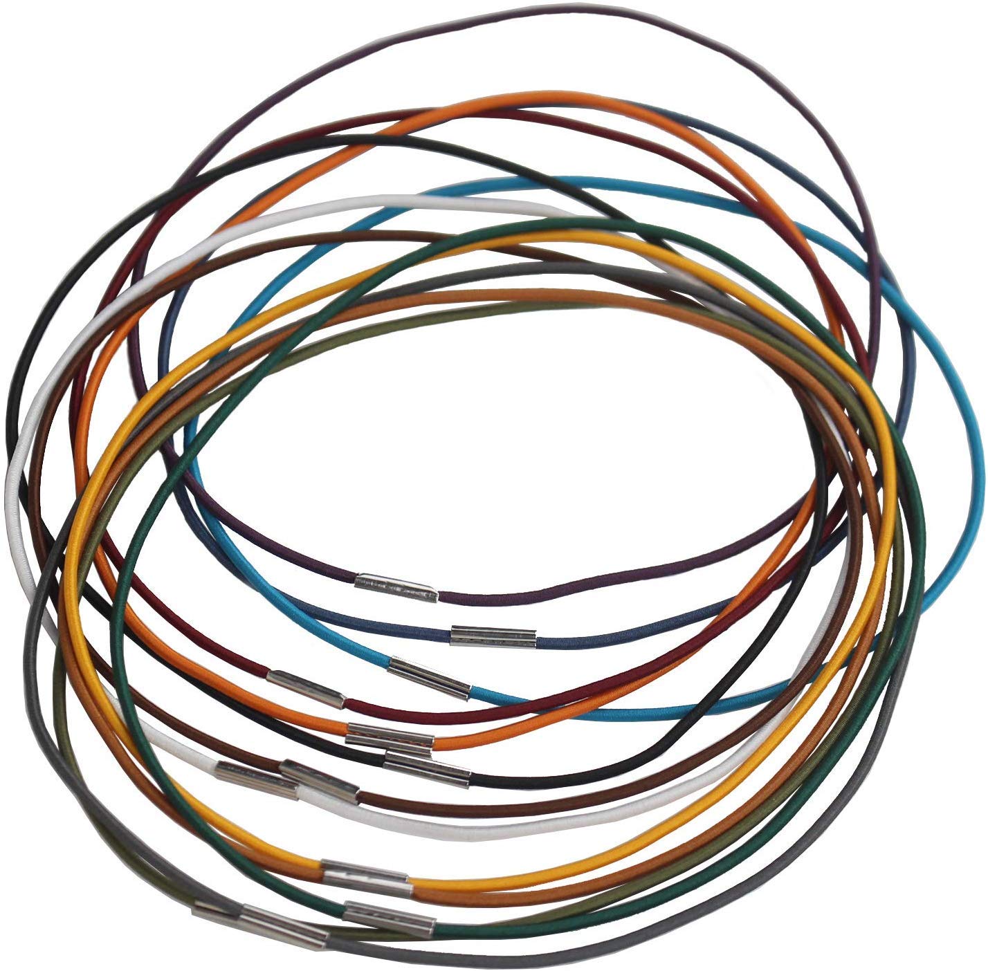 Pack of 13 Elastic Bands for Passport Size Travelers Notebook Connecting Inserts Jump Bands