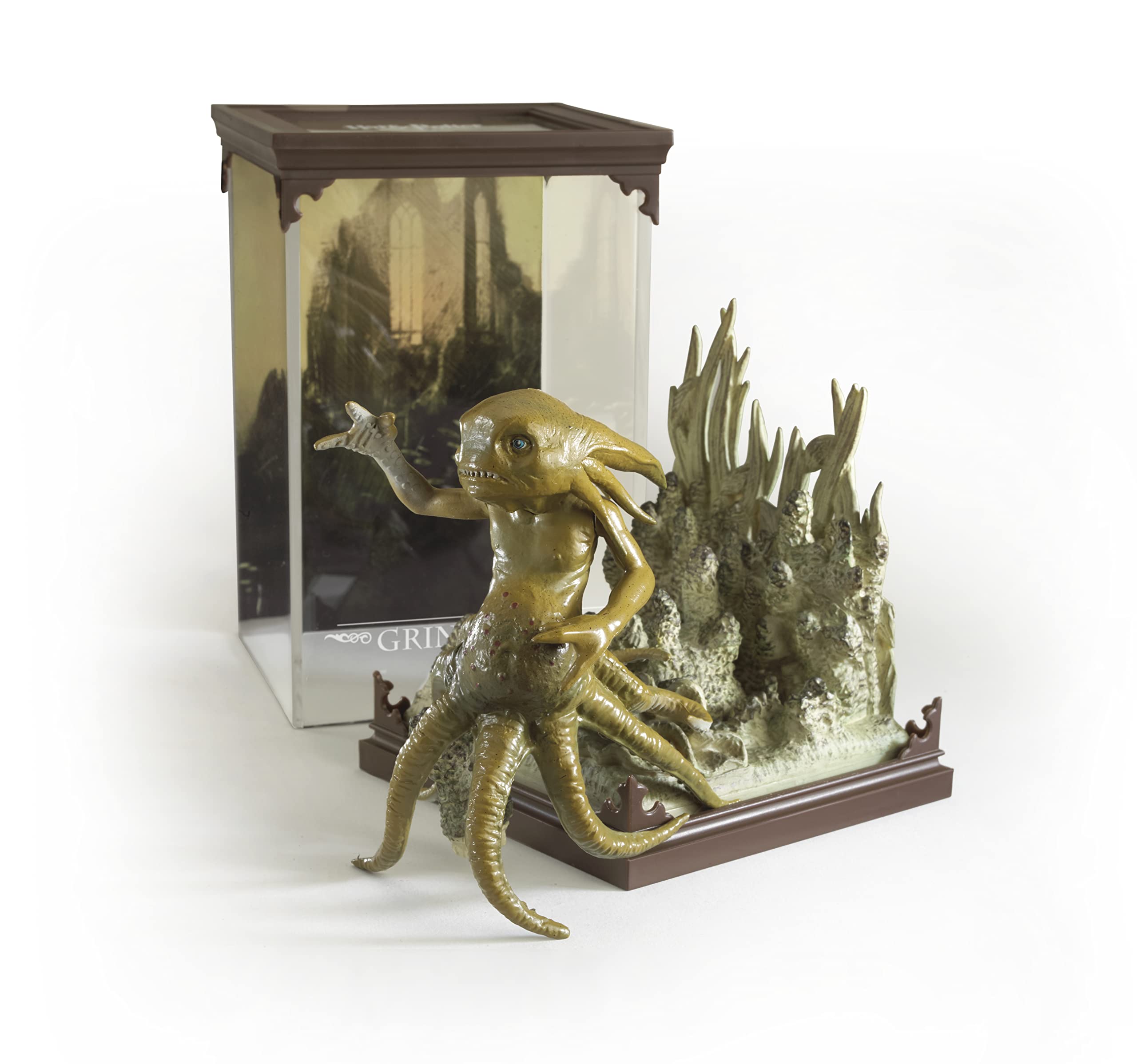 The Noble Collection Harry Potter Magical Creatures Grindylow - Hand-Painted Magical Creature #18 - Officially Licensed 7in (18.5cm) Collectable Figures