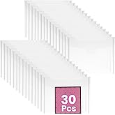 30 Pcs Clear Stamp & Die Plastic Storage Bag, 9.4x7.1 Inches Resealable Large Envelope Pocket for Card Making DIY Scrapbooking Paper Craft and Cutting Dies Stencil