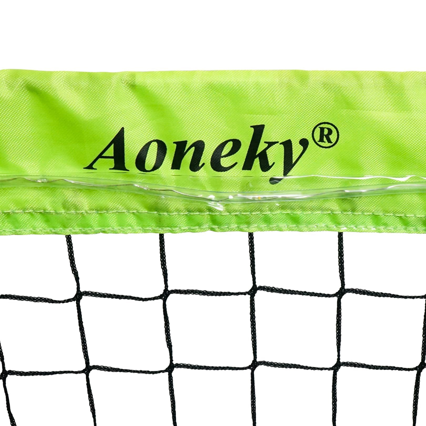 Aoneky 4x3ft LED Light Up Soccer Goal - Glow in The Dark Pop-up Soccer Net