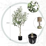YOLEO 4FT Artificial Olive Tree Tall Faux Silk Olive Plant Home Office Decor view 4