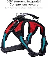 FUNKEEN PET HOUSE No-Pull Padded Adjustable Puppy Harness Vest M Red view 3